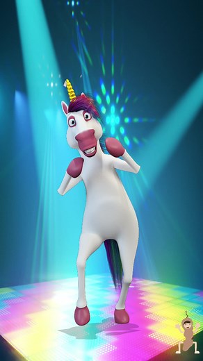 Happy Dance Summer with Dancing Unicorn