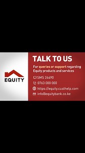 107 reactions · 308 comments | Contact us anytime for queries or support regarding Equity products and services. If you suspect fraud, theft, or any criminal activities, etc., whistleblow in confidence. #TalkToUs #WhistleblowInConfidence | Equity Bank Kenya | Facebook
