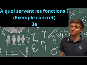A quoi servent les fonctions ? (Avec un exemple concret) - 3e