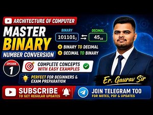 🔥 Master Binary Number Conversion in 15 Minutes | Govt Exam Special | Episode 1