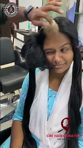 Long hair girl hair donation | long hair shave