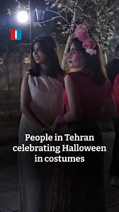 Videos shared on social media show groups of people dressed in costumes celebrating Halloween in parts of Tehran on Thursday and Friday nights. Reports said police intervened in some areas, including Bagh-e Ferdows in northern Tehran. | Iran International - English