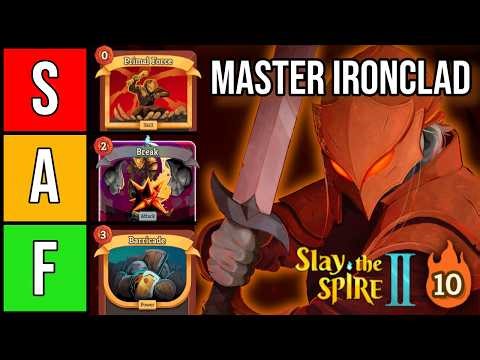Ironclad Tier List & Strategy | Ascension 10 Guide | Slay the Spire 2