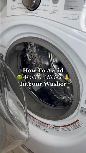 How to avoid mold & mildew in your washing machine