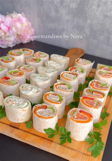 Roulés Wraps Pour Un Apéro Réussi