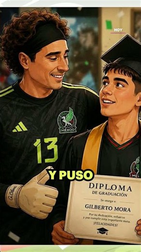 #MemoOchoa reacts to #GilMora's high school graduation 🫶🏼