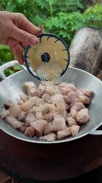 Lần đầu làm thịt 3 chỉ xào mắm ruốc mà ngon không tưởng luôn #hanhvuive #food #cooking #comque