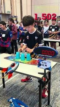 Watch Carthur Lee Break 16 Sport Stacking World Records 🏆