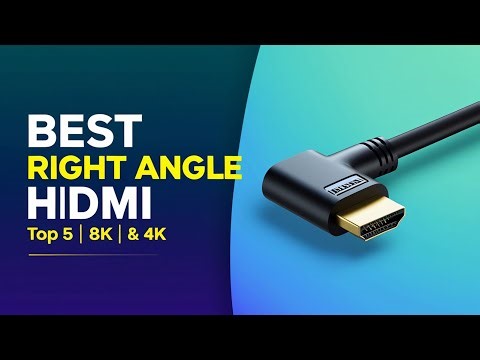 Top 5 Best Right Angle HDMI Cables Review 2026 | 8K & 4K HDMI 2.1