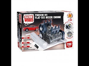 Machine Works - Porsche 911 Flat-Six Boxer Engine Kit. Timelapse Build Video