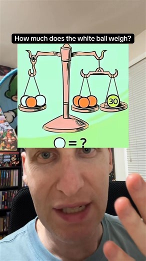 236K views · 240 reactions | How much does the white ball weigh? | 1980sGamer | Facebook