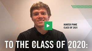 In his recovery from a skiing accident, mechanical engineering student and North Dakota Football team member Hunter Pinke has faced challenges with immeasurable courage and resolve. His message to the Class of 2020: "You're going to be leaving this University with much more than a diploma." #UNDproud #PinkeStrong #InThisTogether | University of North Dakota