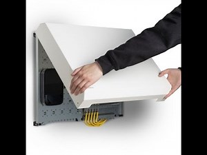 Comexio Mini Netzwerkschrank für Netzwerk und W-LAN