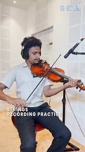 Strings recording practice. #soundengineering #recording #recordingstudio | Sound Engineering Academy