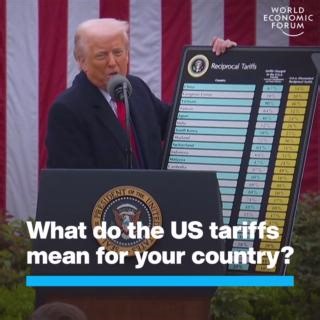 31K views · 163 reactions | The US tariffs have sent a shockwave through the global #economy. Here’s how they affect some of the US’ biggest – and smallest – #trading partners. Is your country on the list? If you’d like to find out more about the #tariffs, their global impact, and how countries are responding, we’ve put together a visual guide: https://ow.ly/tlsQ50VwJzT #GlobalTrade #Trade #China | World Economic Forum | Facebook