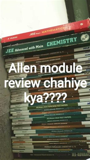 allen module IIT jee do you need review???✨👍 #allen #pw #iit #iimbanglore #jee #education