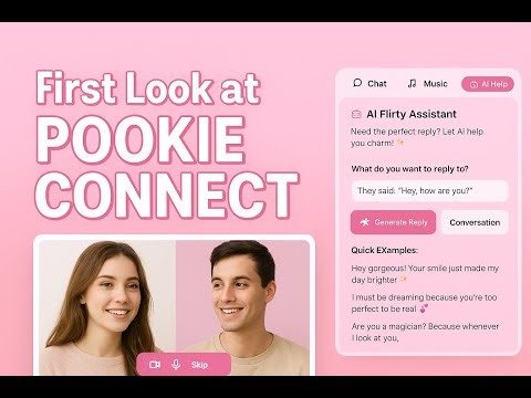 First Look ✨ Welcome to Pookie Connect | 🎥 Random video calls with people worldwide