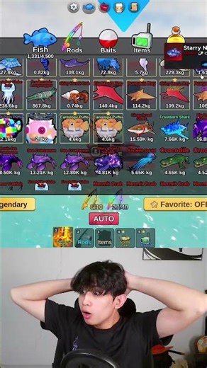 Moment Frostborn Shark! SECRET 1/500k di FISH IT #fishit #games #robloxlive #roblox #gaming #shorts