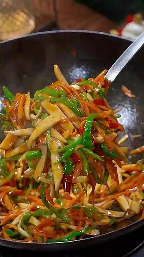 How to Make Stir-Fried Shimeji Mushrooms Like a Pro | 5-Minute Easy Recipe! 🤤 #easyrecipe