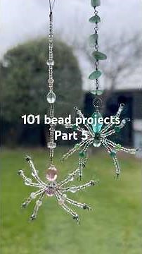 101 bead projects part 5 - making beaded spiders #beadsoup #beadbucket #beading #beadspider