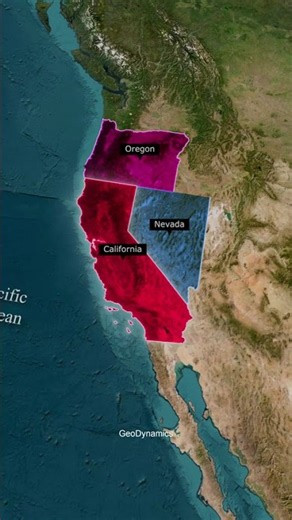California in 40 seconds! 🌴🌊🏔️ #geography #usa #california