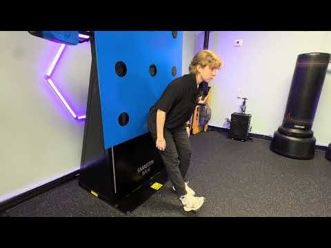 Wall Alternating Hamstring Stretch