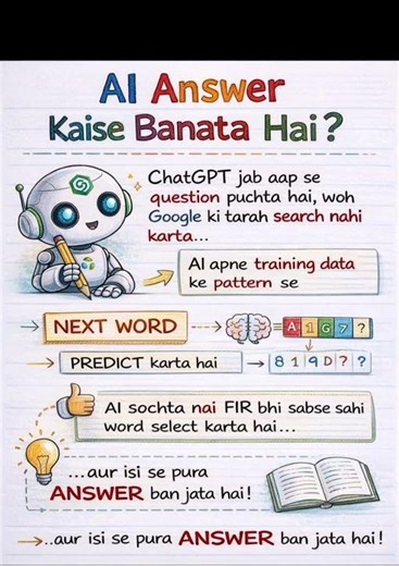 AI Answers Kaise Banata Hai? 🤖 10 Sec Mein Sach Jaano🤔