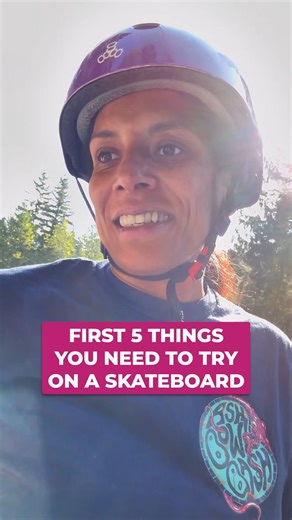 Aunty Skates on Instagram: "First 5 Things You Need To Try On A Skateboard 🫡 If you’re a beginner trying to break into skateboarding as an adult, comment “KICK PUSH” and find out what kind of skater you are! #skateboardingbeginner #beginnerguide #staeboardingstartpack"