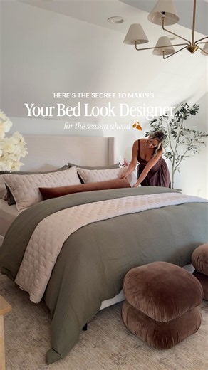Layered bedding transforms this cozy bedroom