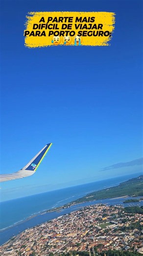 The hardest part about traveling to Porto Seguro, BA #travel #vacation #airplaneview