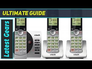 VTech DECT 6.0 Cordless Phones and Answering System (CS6929-3) - Best Multi-Handset System