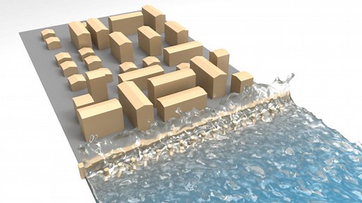 CGで水の表現 -RealFlow- - 株式会社インディゴ