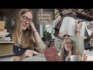 a slow, cozy reading and writing vlog // george macdonald, beautiful classic books, novel-writing