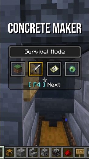 Easy Concrete Farm Build #minecraft #minecraftshorts #minecrafttutorial #redstone #gaming #easybuild