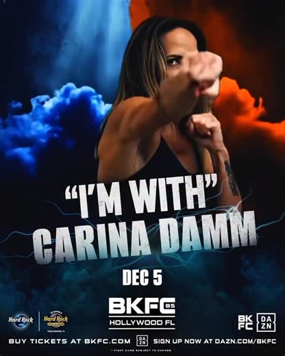 Carina Damm on Instagram: "On December 5th, I want all of you with me! @americantopteam @basemartialartsusa @thephenomacademyofficia @dr.abenasser_chiro @pollosteaktropicalgrill @dr.abenasser_chiro @dncbeautyusa @aresagency_"