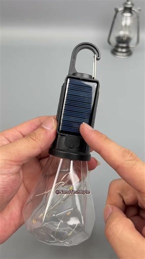 Zero electricity. 100% beauty 😍 #NanoTechByte #SolarLight