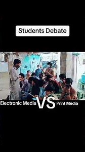 Electronic Media VS Print Media #Debate #Media