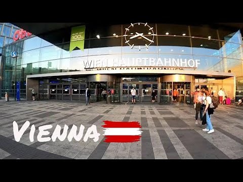 Vienna Main Station (Wien Hbf), Walking Tour | 4k