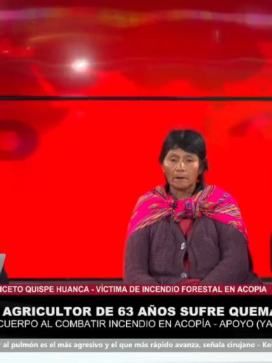 Entrevista a esposa e hijo de Aniceto Quispe Huanca — víctima de incendio en Acopia