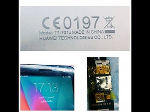 tablet Huawei t1 701u Sim Card Not Working Solution Problem Changing the entrance sim card
