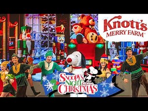 | First Showing of Snoopy's Night Before Christmas Ice Show | Knott's Merry Farm | 4K 2025 |