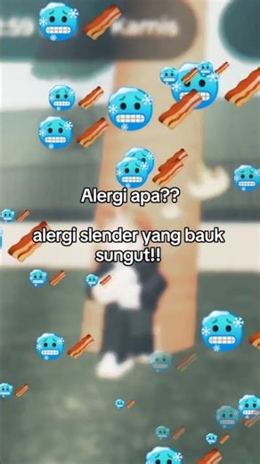 alergi slender/berobux/sombong #bacon #roblox #fyp #funny #shorts