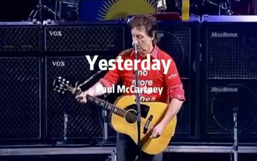 Paul McCartney《Yesterday》