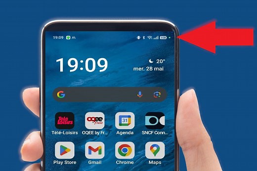 Méfiez-vous si ce petit point de couleur s'allume dans un coin de l'écran de votre téléphone