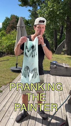 Painter Prank 😅#pranks #julienmagic #magic