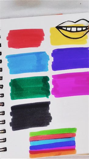 Lip Shades 😍😀What's Your Color? #shorts #trending #lips #colors #youtubeshorts ‪@Coolleftyart‬