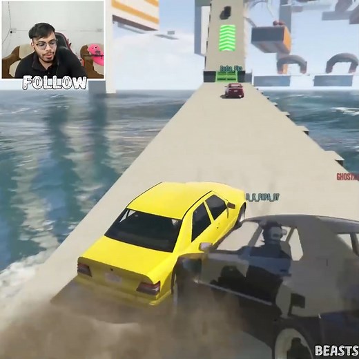 22K views · 310 reactions | Impossible Car Parkour Race challenge in gta 5 | Beasts | Facebook
