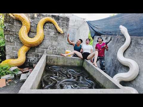 Brave Soldiers Used High-Tech Snake Detectors To Locate The Giant Python's Nest.