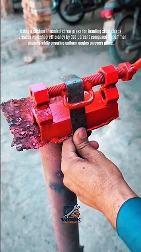 Bend Metal Straps Easily with DIY Press Tools to Save Your Hands