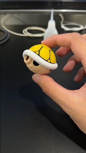 3D print small scale Mario koopa shell #3d #3dprintingtechnology #3dprinting